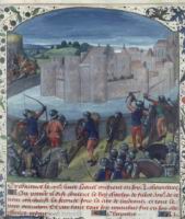 Francais 84, fol. 113, Siege de Bordeaux (1450)